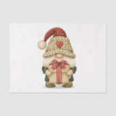 Kerstkabouter Geschenk Tissuepapier (Voorkant)