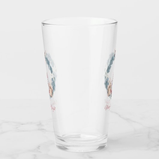 Kerstkabouter Glas Merry and Bright (Rechts)