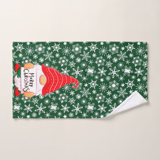 Kerstkabouter handdoek (Handdoek)