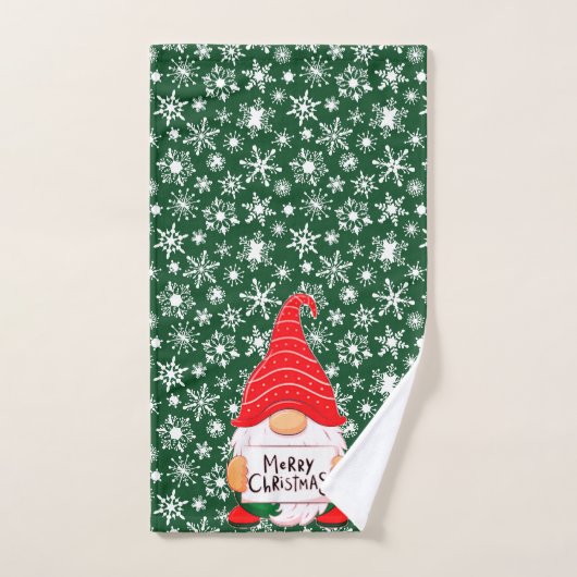Kerstkabouter handdoek (Handdoek)
