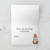 Kerstkabouter Kaart (Binnen)