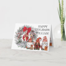 Kerstkabouter Kaart