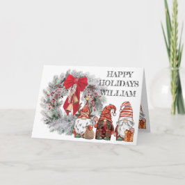 Kerstkabouter Kaart