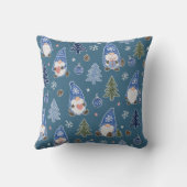 Kerstkabouter Kerstboom Patroon Kussen (Achterkant)
