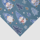 Kerstkabouter Kerstboom Patroon Tissuepapier (Detail)
