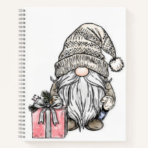 Kerstkabouter met cadeaujournaal