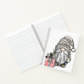 Kerstkabouter met cadeaujournaal notitieboek (Binnen)