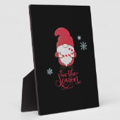 Kerstkabouter Met Suikerrietstok Fotoplaat (Zijkant)