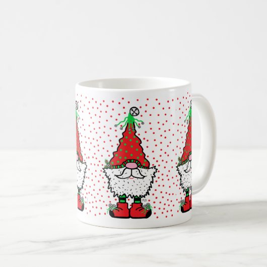 Kerstkabouter mok (Voorkant rechts)