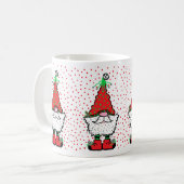 Kerstkabouter mok (Voorkant links)