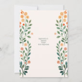 Kerstkabouter 'Oh Deer' Baby Shower Kaart (Achterkant)