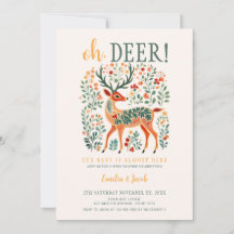 Kerstkabouter 'Oh Deer' Baby Shower