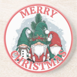 Kerstkabouter Onderzetter