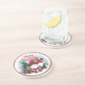 Kerstkabouter Onderzetter (Zijkant)