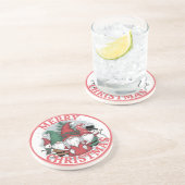 Kerstkabouter Onderzetter (Zijkant)