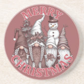 Kerstkabouter Onderzetter (Voorkant)
