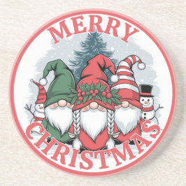 Kerstkabouter Onderzetter