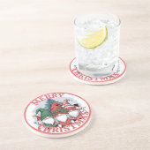 Kerstkabouter Onderzetter (Zijkant)