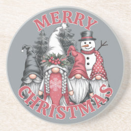 Kerstkabouter Onderzetter