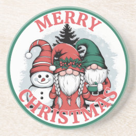 Kerstkabouter Onderzetter