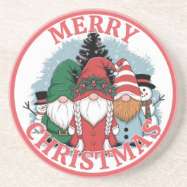 Kerstkabouter Onderzetter