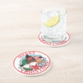 Kerstkabouter Onderzetter (Zijkant)