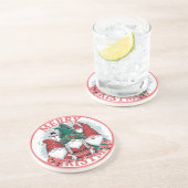 Kerstkabouter Onderzetter (Zijkant)