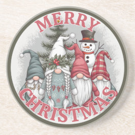 Kerstkabouter Onderzetter