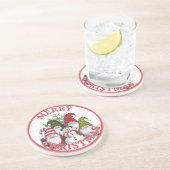 Kerstkabouter Onderzetter (Zijkant)