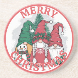 Kerstkabouter Onderzetter