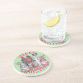 Kerstkabouter Onderzetter (Zijkant)