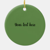 Kerstkabouter Paar Aanpasbaar Keramisch Ornament (Achterkant)
