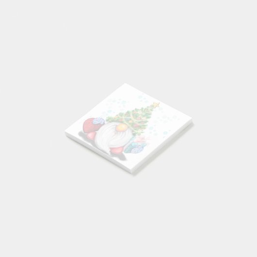 Kerstkabouter Post-it® Notities Notes (Schuin)