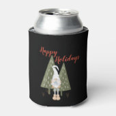 Kerstkabouter Prettig Kerstfeest Blikjeskoeler (Blikje Voorkant)