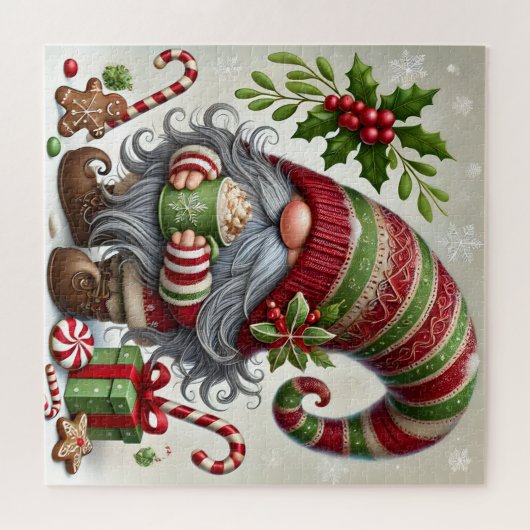 Kerstkabouter Puzzel (Horizontaal)