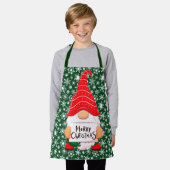 Kerstkabouter   schort (Gedragen)