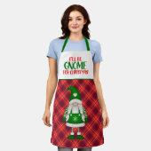 Kerstkabouter Schort (Gedragen)