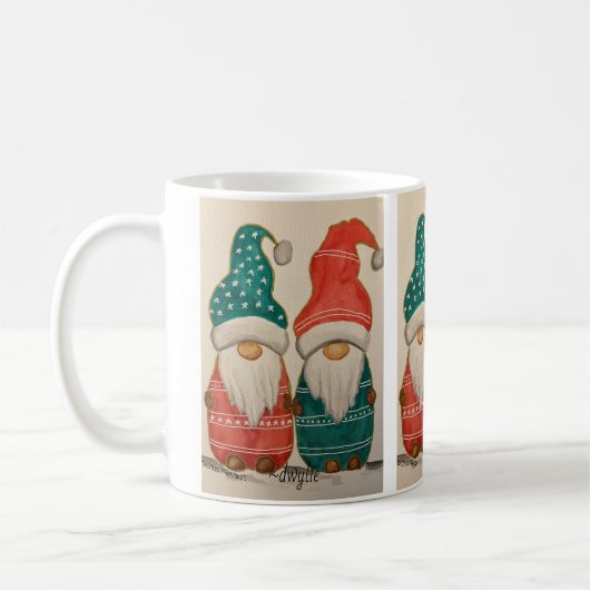Kerstkabouter Sinterklaas Koppel Koffiemok (Links)