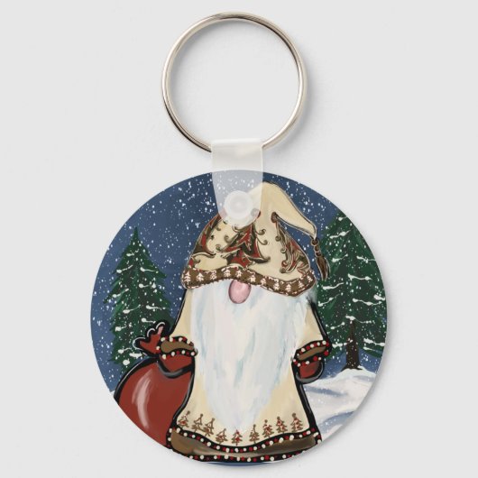 KERSTKabouter Sleutelhanger (Voorkant)