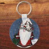 KERSTKABOUTER SLEUTELHANGER (Voorkant)