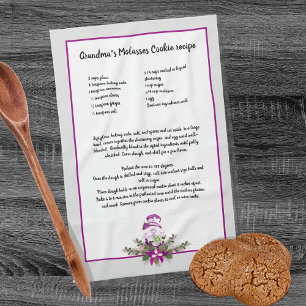 Kerstkabouter slinger Grijs Recept aandenken Keuke Theedoek