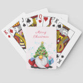 Kerstkabouter Speelkaarten (Achterkant)