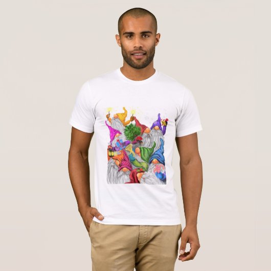 Kerstkabouter T-shirt (Voorkant volledig)