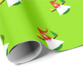 Kerstkabouter Vakantiewinkelverpakking Cadeaupapier (Rol Hoek)