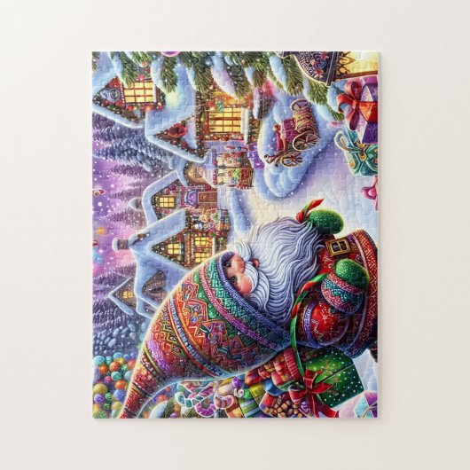 Kerstkabouterdorp Legpuzzel (Verticaal)