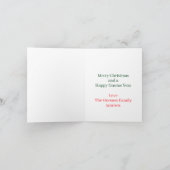 Kerstkabouterkaart - Gelukkig Kabouterjaar Feestdagen Kaart (Binnen)