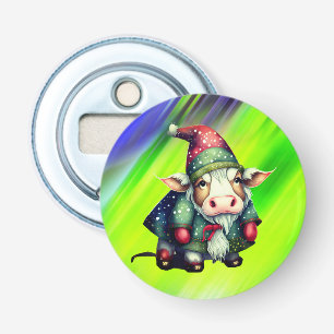 Kerstkabouterkoe Design-83456 Button Flesopener