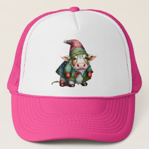 Kerstkabouterkoe Design-83456 Trucker Pet