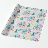 Kerstkabouters Cadeaupapier (Uitgerold)