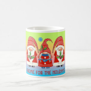 Kerstkabouters Feestelijke Whimsical Kerst Kunst Koffiemok